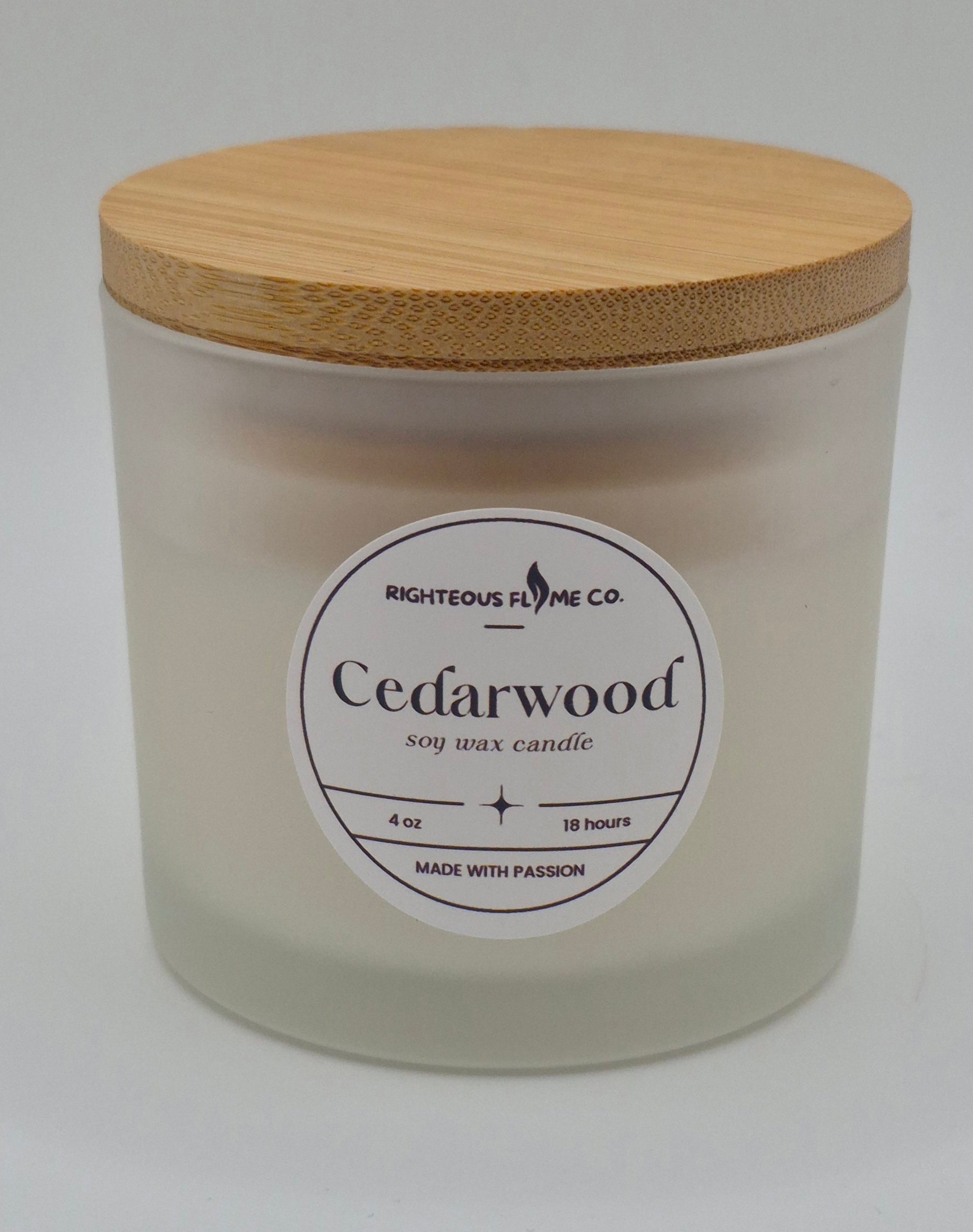 Cedarwood Candle 4oz
