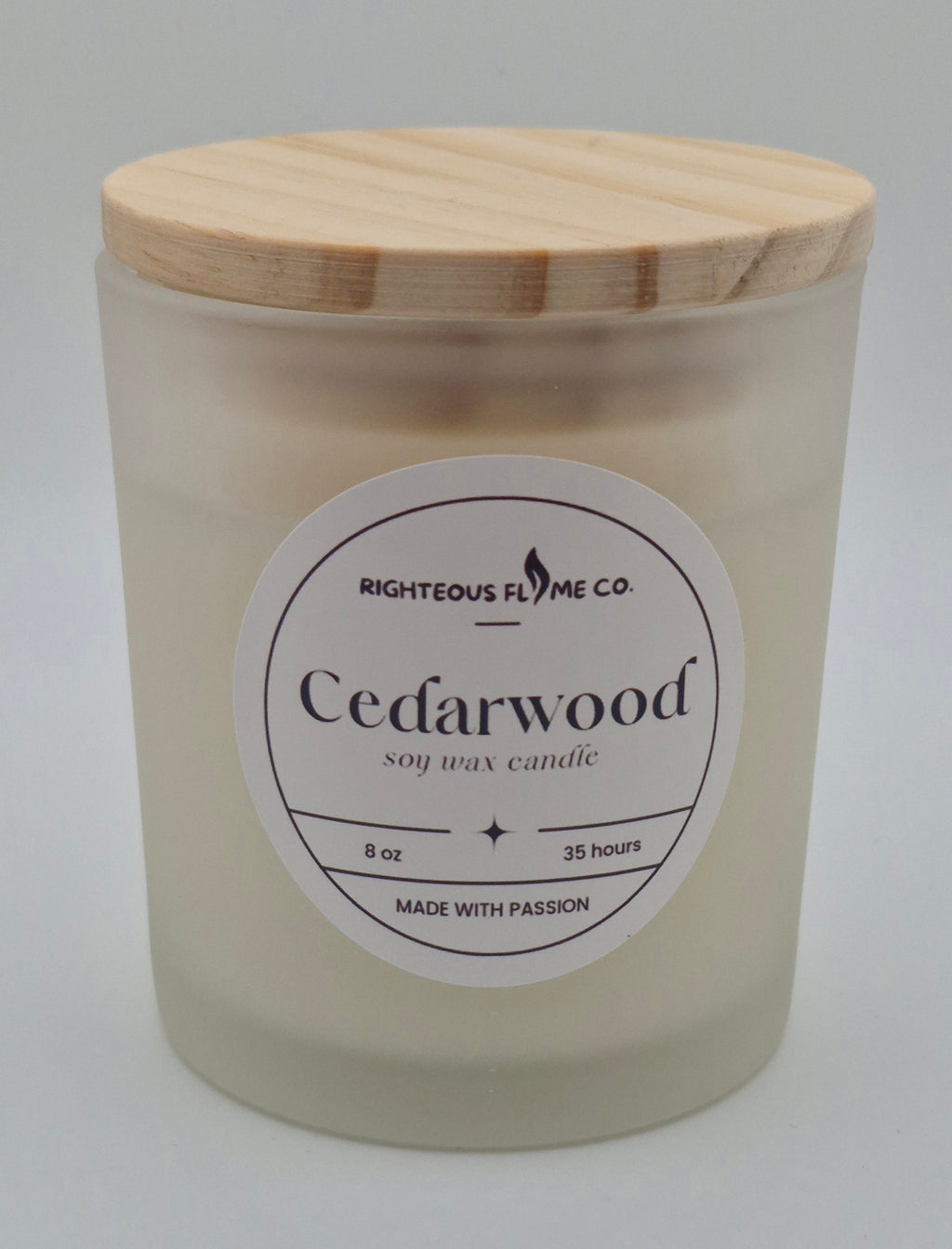 Cedarwood Candle 8oz