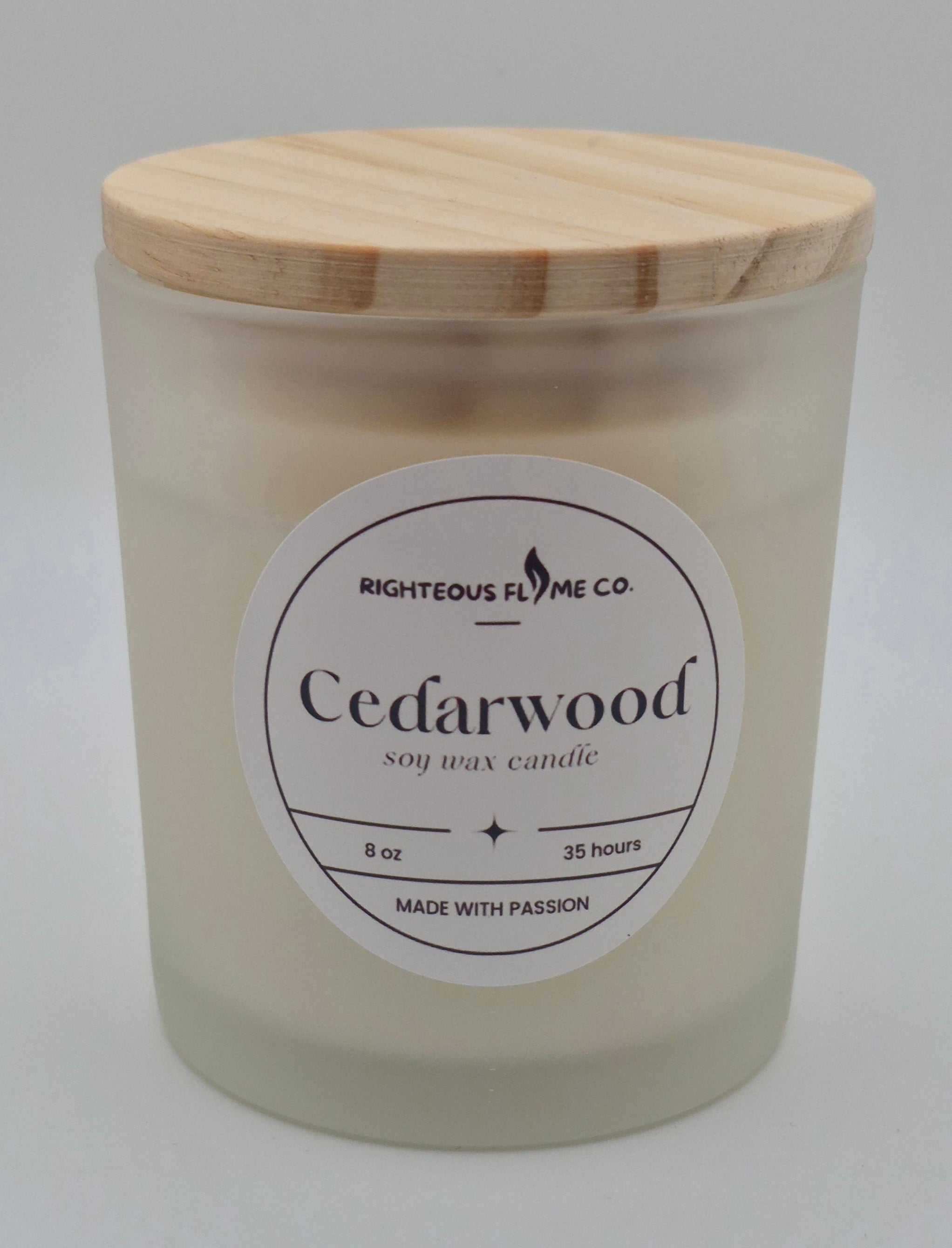 Cedarwood Candle 8oz
